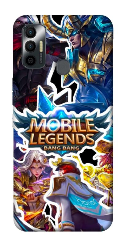 Чехол itsPrint Mobile legends для TECNO Spark 7, игры, купить оптом с доставкой