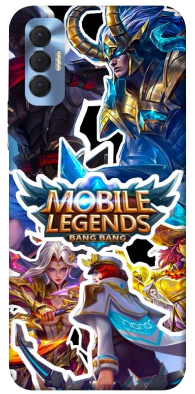 Чехол itsPrint Mobile legends для TECNO Spark 8P, игры, купить оптом с доставкой
