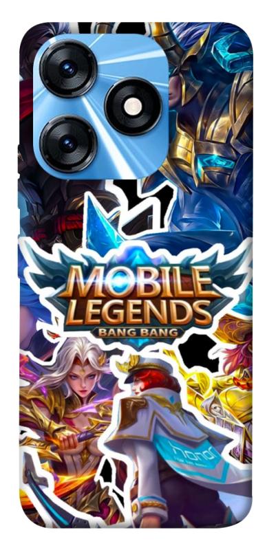 Чехол itsPrint Mobile legends для TECNO Spark 10 Pro, игры, купить оптом с доставкой