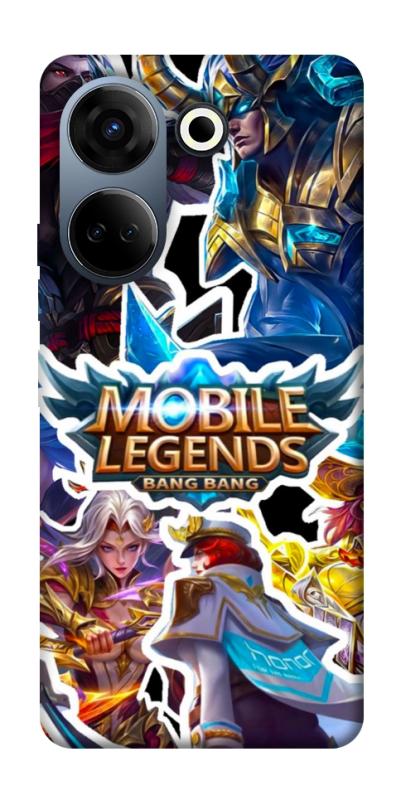 Чохол itsPrint Mobile legends для TECNO Camon 20 Pro (CK7n), ігри, купити оптом з доставкою