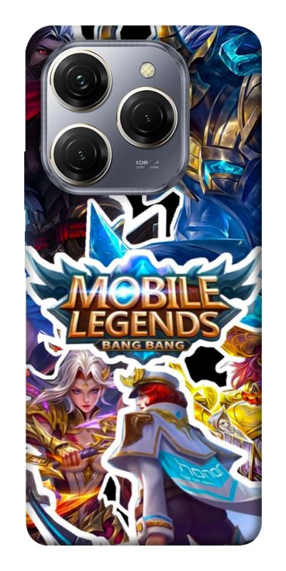 Чехол itsPrint Mobile legends для TECNO Spark 20 Pro, игры, купить оптом с доставкой