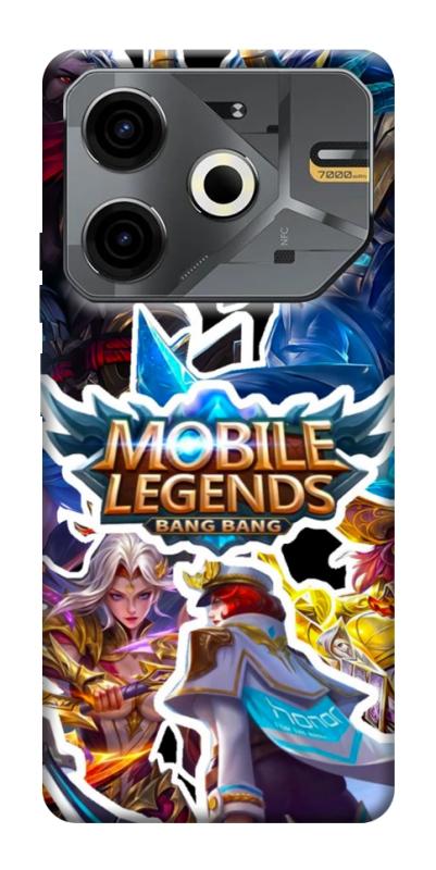Чохол itsPrint Mobile legends для TECNO Pova 6 Neo (LI6), ігри, купити оптом з доставкою