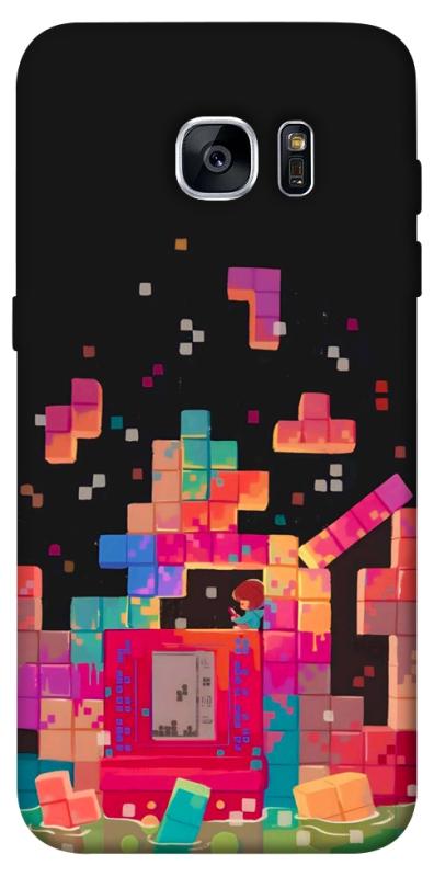Чохол itsPrint Tetris для Samsung G935F Galaxy S7 Edge, ігри, купити оптом з доставкою