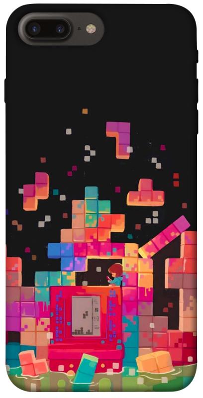 Чохол itsPrint Tetris для Apple iPhone 7 plus / 8 plus (5.5"), ігри, купити оптом з доставкою