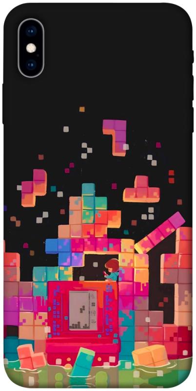 Чохол itsPrint Tetris для Apple iPhone X (5.8"), ігри, купити оптом з доставкою