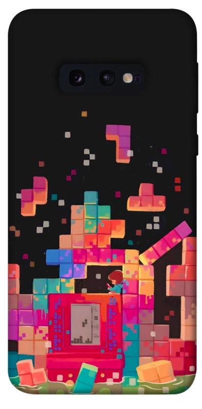 Чохол itsPrint Tetris для Samsung Galaxy S10e, ігри, купити оптом з доставкою