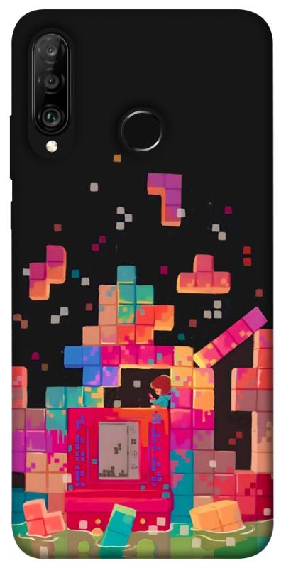 Чохол itsPrint Tetris для Huawei P30 lite, ігри, купити оптом з доставкою