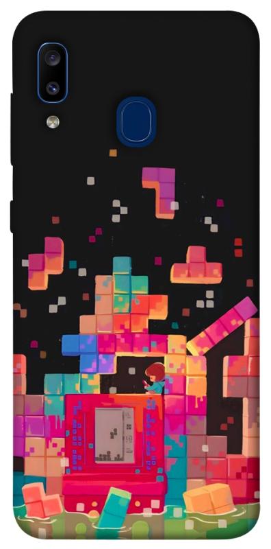 Чохол itsPrint Tetris для Samsung Galaxy A20 / A30, ігри, купити оптом з доставкою