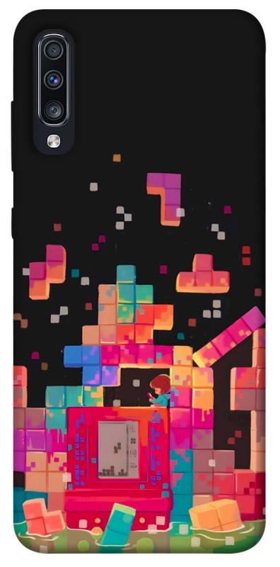 Чохол itsPrint Tetris для Samsung Galaxy A70 (A705F), ігри, купити оптом з доставкою