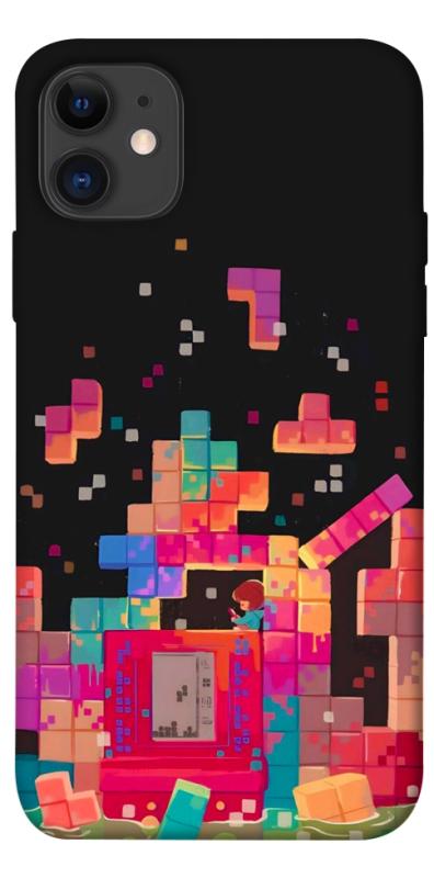 Чохол itsPrint Tetris для Apple iPhone 11 (6.1"), ігри, купити оптом з доставкою