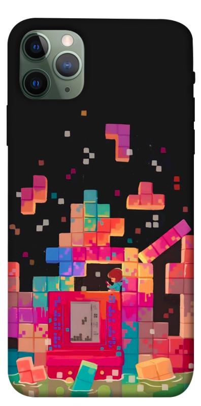Чохол itsPrint Tetris для Apple iPhone 11 Pro Max (6.5"), ігри, купити оптом з доставкою