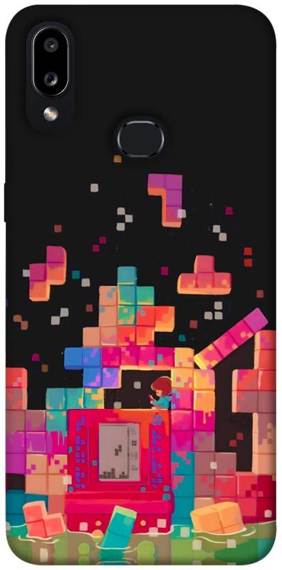 Чохол itsPrint Tetris для Samsung Galaxy A10s, ігри, купити оптом з доставкою