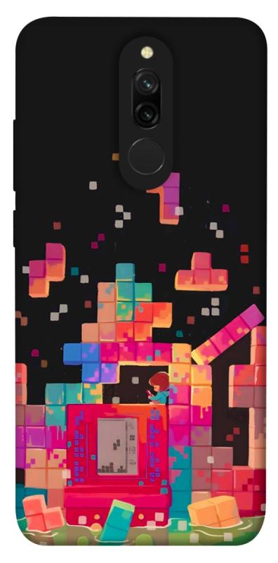 Чохол itsPrint Tetris для Xiaomi Redmi 8, ігри, купити оптом з доставкою