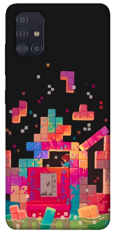 Чохол itsPrint Tetris для Samsung Galaxy A51, ігри, купити оптом з доставкою