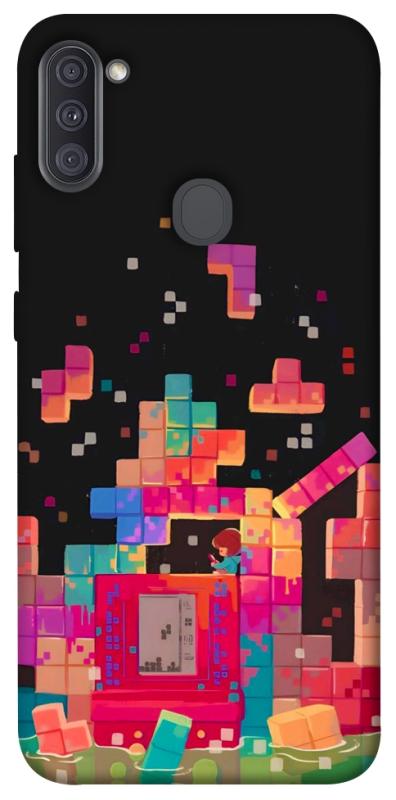 Чохол itsPrint Tetris для Samsung Galaxy A11, ігри, купити оптом з доставкою