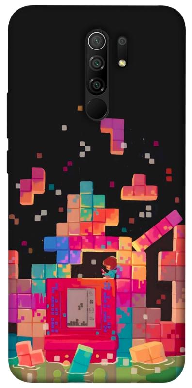 Чехол itsPrint Tetris для Xiaomi Redmi 9, игры, купить оптом с доставкой