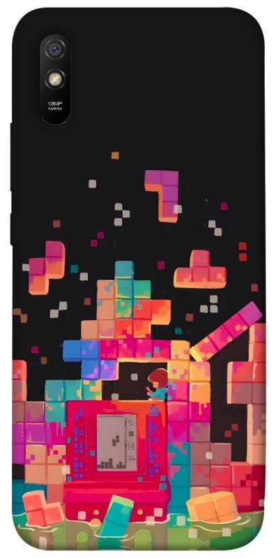 Чохол itsPrint Tetris для Xiaomi Redmi 9A, ігри, купити оптом з доставкою
