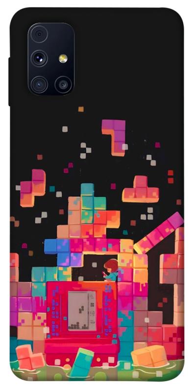 Чохол itsPrint Tetris для Samsung Galaxy M31s, ігри, купити оптом з доставкою