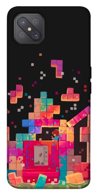 Чохол itsPrint Tetris для Oppo A92s, ігри, купити оптом з доставкою