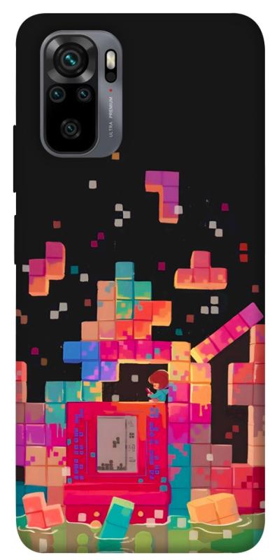 Чохол itsPrint Tetris для Xiaomi Redmi Note 10 / Note 10s, ігри, купити оптом з доставкою