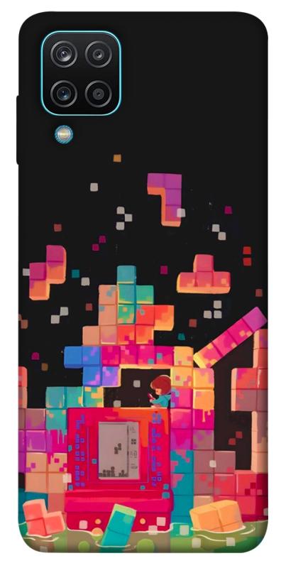Чохол itsPrint Tetris для Samsung Galaxy A12, ігри, купити оптом з доставкою