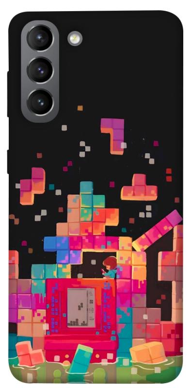Чохол itsPrint Tetris для Samsung Galaxy S21, ігри, купити оптом з доставкою