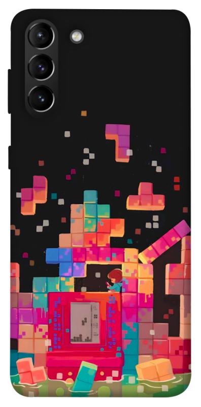 Чехол itsPrint Tetris для Samsung Galaxy S21+, игры, купить оптом с доставкой