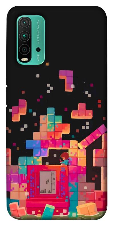 Чехол itsPrint Tetris для Xiaomi Redmi Note 9 4G / Redmi 9 Power / Redmi 9T, игры, купить оптом с доставкой