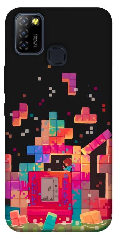 Чохол itsPrint Tetris для Infinix Hot 10 Lite, ігри, купити оптом з доставкою