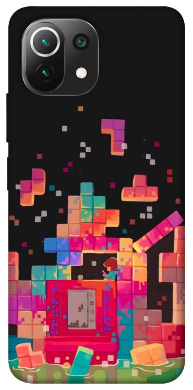 Чохол itsPrint Tetris для Xiaomi Mi 11 Lite, ігри, купити оптом з доставкою