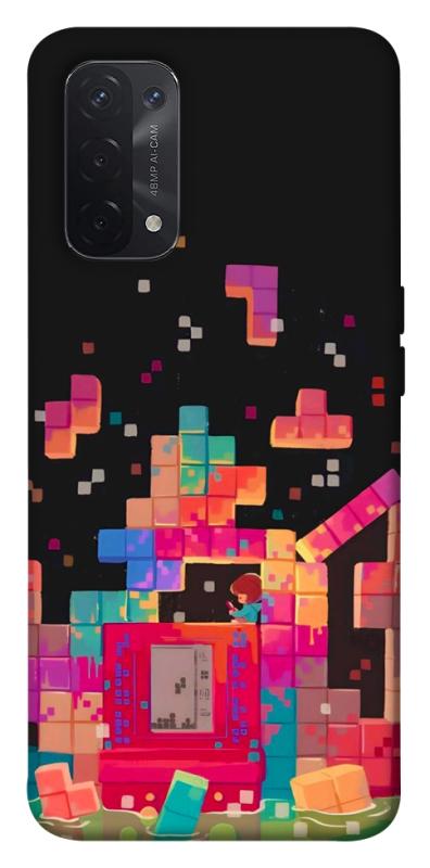 Чохол itsPrint Tetris для Oppo A54 4G, ігри, купити оптом з доставкою