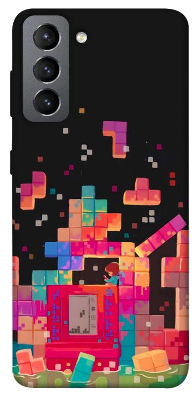 Чохол itsPrint Tetris для Samsung Galaxy S21 FE, ігри, купити оптом з доставкою