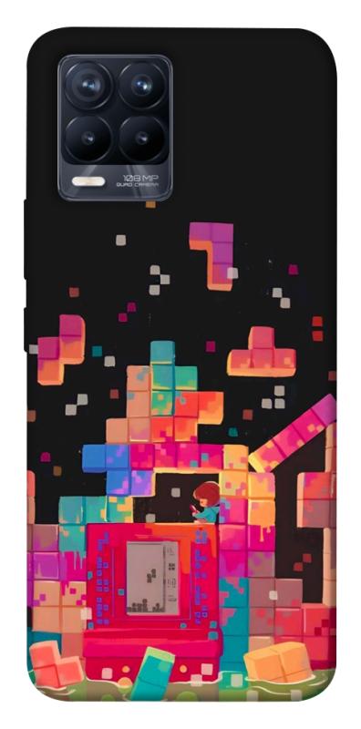 Чохол itsPrint Tetris для Realme 8, ігри, купити оптом з доставкою