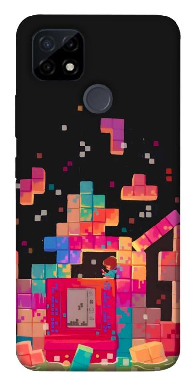 Чохол itsPrint Tetris для Realme C21Y, ігри, купити оптом з доставкою
