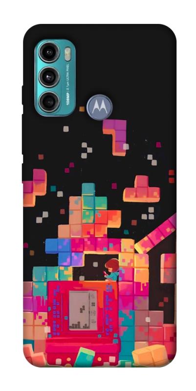 Чохол itsPrint Tetris для Motorola Moto G60, ігри, купити оптом з доставкою