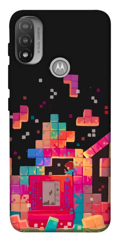 Чохол itsPrint Tetris для Motorola Moto E20, ігри, купити оптом з доставкою
