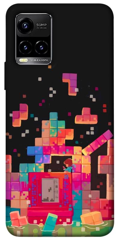 Чохол itsPrint Tetris для Vivo Y21 / Y33s, ігри, купити оптом з доставкою