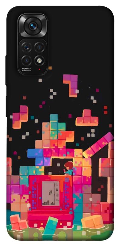 Чохол itsPrint Tetris для Xiaomi Redmi Note 11 (Global) / Note 11S, ігри, купити оптом з доставкою