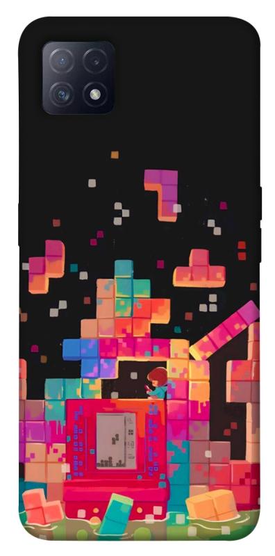 Чохол itsPrint Tetris для Oppo A72 5G / A73 5G, ігри, купити оптом з доставкою