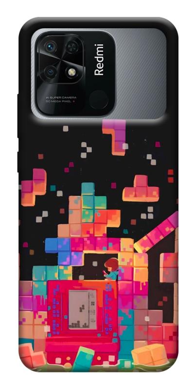 Чохол itsPrint Tetris для Xiaomi Redmi 10C, ігри, купити оптом з доставкою