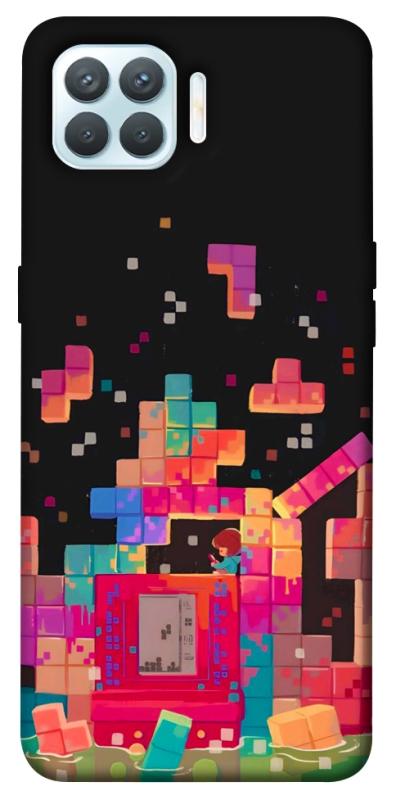 Чохол itsPrint Tetris для Oppo F17 Pro, ігри, купити оптом з доставкою