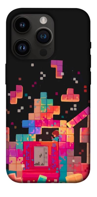 Чохол itsPrint Tetris для Apple iPhone 14 Pro (6.1"), ігри, купити оптом з доставкою
