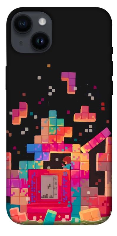 Чохол itsPrint Tetris для Apple iPhone 14 Plus (6.7"), ігри, купити оптом з доставкою