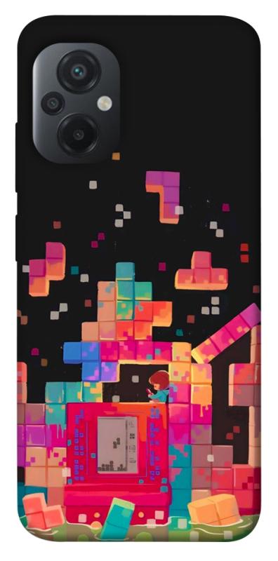 Чехол itsPrint Tetris для Xiaomi Poco M5, игры, купить оптом с доставкой