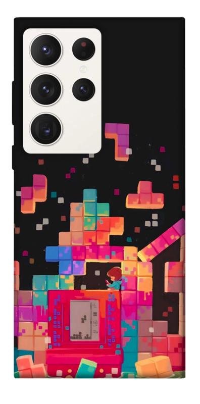 Чохол itsPrint Tetris для Samsung Galaxy S23 Ultra, ігри, купити оптом з доставкою