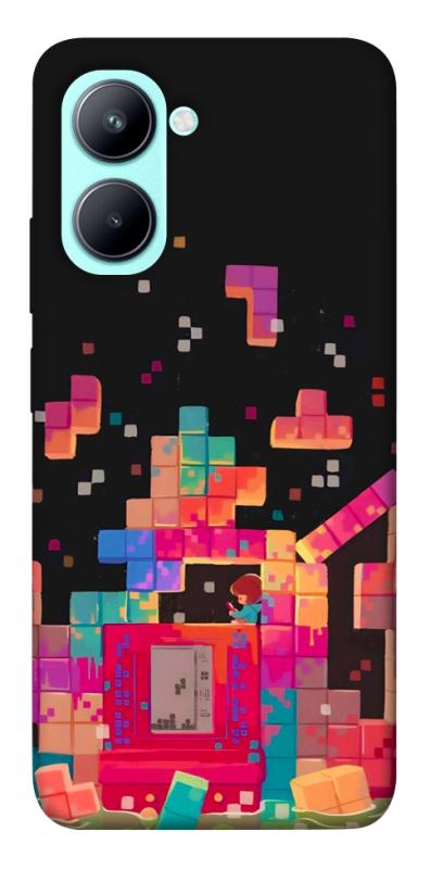 Чохол itsPrint Tetris для Realme C33, ігри, купити оптом з доставкою