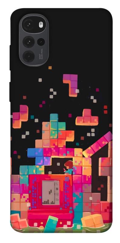 Чехол itsPrint Tetris для Motorola Moto G22, игры, купить оптом с доставкой