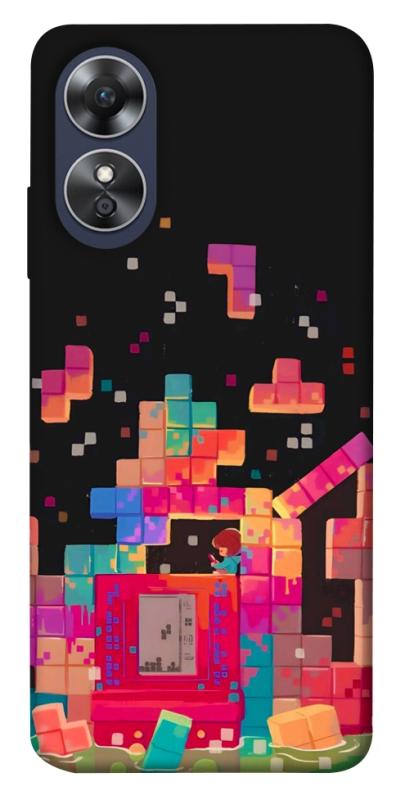 Чохол itsPrint Tetris для Oppo A17, ігри, купити оптом з доставкою