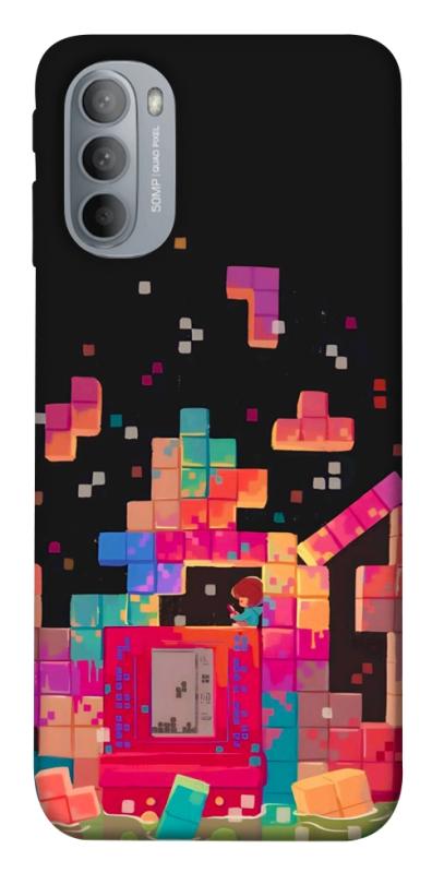 Чехол itsPrint Tetris для Motorola Moto G31, игры, купить оптом с доставкой