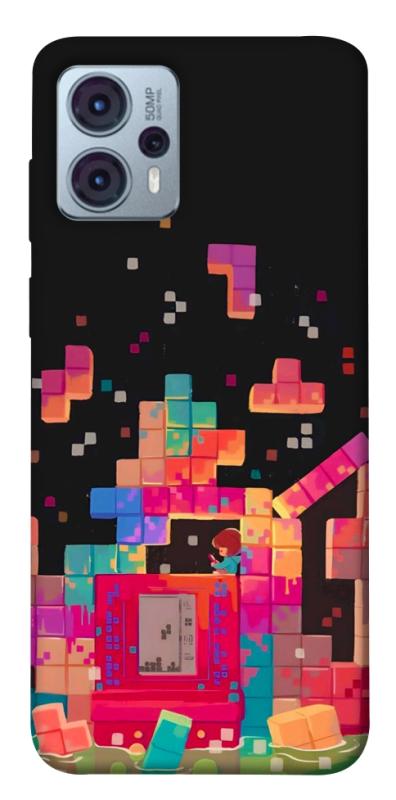 Чехол itsPrint Tetris для Motorola Moto G23, игры, купить оптом с доставкой